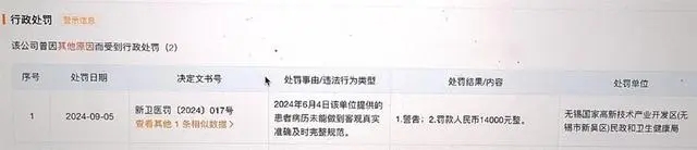 无锡一家医院被医生实名举报伪造病历骗医保，该院本月初曾被行政处罚